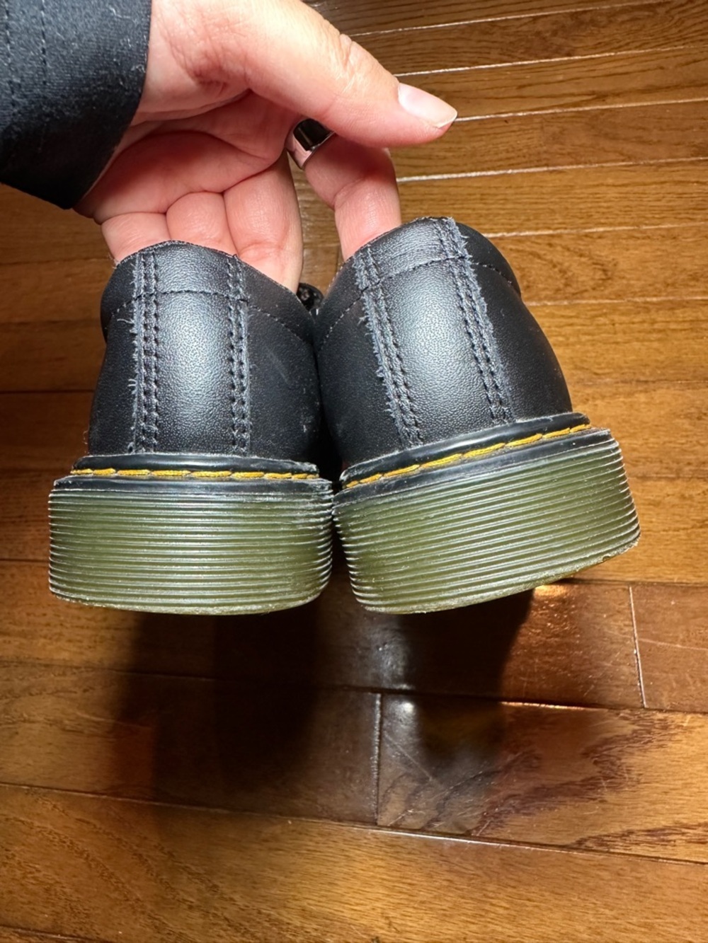 Dr. Martens Black Double-Buckle Mary Jane Shoes Kids US 2 - Picture 6 of 12